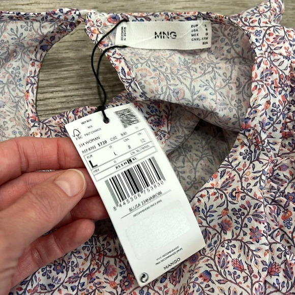 NWT MNG peasant style blouse - Picture 4 of 5